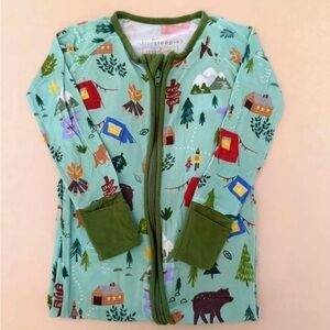 Little Sleepies Mint Camping Adventure Pajamas